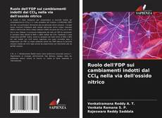 Capa do livro de Ruolo dell'FDP sui cambiamenti indotti dal CCl4 nella via dell'ossido nitrico 