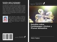 Copertina di Estudios sobre Cymbopogon citratus y Prunus domestica