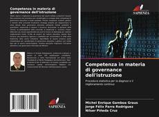 Bookcover of Competenza in materia di governance dell'istruzione