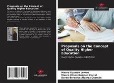 Copertina di Proposals on the Concept of Quality Higher Education
