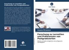 Forschung zu Lernstilen und Präferenzen von Postgraduierten kitap kapağı