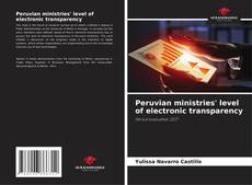 Portada del libro de Peruvian ministries' level of electronic transparency