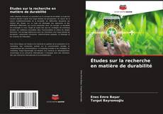 Buchcover von Études sur la recherche en matière de durabilité