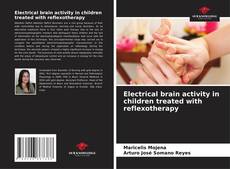 Buchcover von Electrical brain activity in children treated with reflexotherapy
