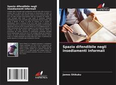 Spazio difendibile negli insediamenti informali kitap kapağı