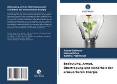 Copertina di Bedeutung, Armut, Übertragung und Sicherheit der erneuerbaren Energie