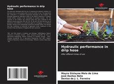 Buchcover von Hydraulic performance in drip hose