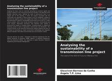 Analysing the sustainability of a transmission line project kitap kapağı