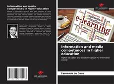 Capa do livro de Information and media competences in higher education 