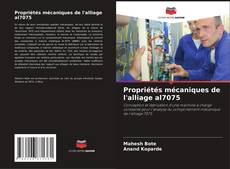 Buchcover von Propriétés mécaniques de l'alliage al7075