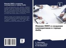 Buchcover von Мнение ММП о создании кооперативов в городе Амбо