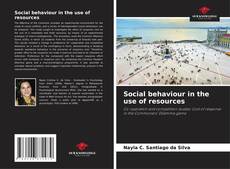 Social behaviour in the use of resources kitap kapağı