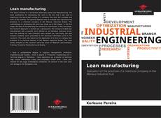 Bookcover of Lean manufacturing