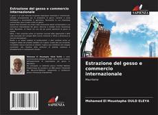 Buchcover von Estrazione del gesso e commercio internazionale