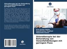 Portada del libro de Sklerotherapie bei der Behandlung von Venenfehlbildungen mit geringem Fluss