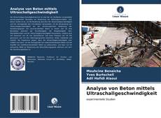 Portada del libro de Analyse von Beton mittels Ultraschallgeschwindigkeit