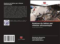 Buchcover von Analyse du béton par vitesse ultrasonique
