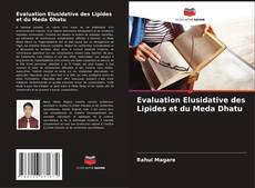Buchcover von Evaluation Elusidative des Lipides et du Meda Dhatu