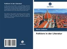 Capa do livro de Folklore in der Literatur 