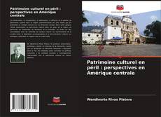 Portada del libro de Patrimoine culturel en péril : perspectives en Amérique centrale