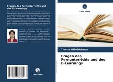 Portada del libro de Fragen des Fernunterrichts und des E-Learnings