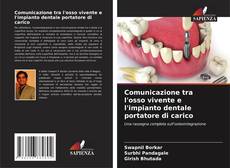 Bookcover of Comunicazione tra l'osso vivente e l'impianto dentale portatore di carico