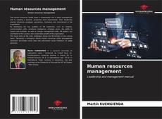 Bookcover of Human resources management