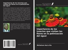 Importancia de los insectos que visitan las flores en la polinización del egusi kitap kapağı