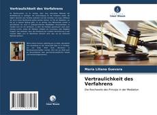 Bookcover of Vertraulichkeit des Verfahrens