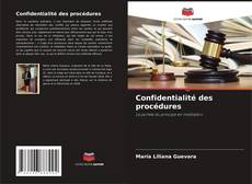Confidentialité des procédures kitap kapağı