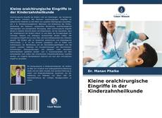 Capa do livro de Kleine oralchirurgische Eingriffe in der Kinderzahnheilkunde 