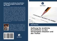 Copertina di Haftung für ärztliche Kunstfehler in den Vereinigten Staaten und der Türkei