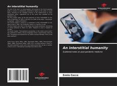 Buchcover von An interstitial humanity
