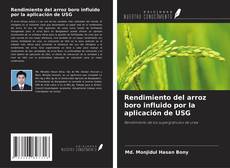 Capa do livro de Rendimiento del arroz boro influido por la aplicación de USG 