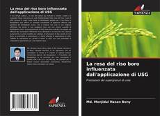 Bookcover of La resa del riso boro influenzata dall'applicazione di USG
