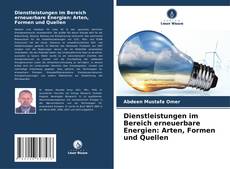 Buchcover von Dienstleistungen im Bereich erneuerbare Energien: Arten, Formen und Quellen