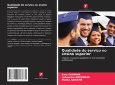 Capa do livro de Qualidade do serviço no ensino superior 