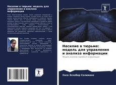 Buchcover von Насилие в тюрьме: модель для управления и анализа информации