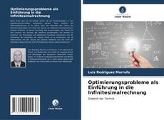 Optimierungsprobleme als Einführung in die Infinitesimalrechnung kitap kapağı