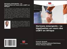 Portada del libro de Horizons émergents : La légalisation en cours des LGBTI en Afrique