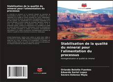 Buchcover von Stabilisation de la qualité du minerai pour l'alimentation du processus