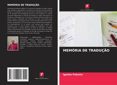 Buchcover von MEMÓRIA DE TRADUÇÃO