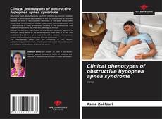 Обложка Clinical phenotypes of obstructive hypopnea apnea syndrome