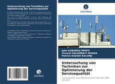 Capa do livro de Untersuchung von Techniken zur Optimierung der Servicequalität 