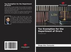 Capa do livro de Tax Exemption for the Department of Oruro 