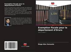 Capa do livro de Exemption fiscale pour le département d'Oruro 