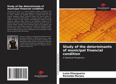 Portada del libro de Study of the determinants of municipal financial condition