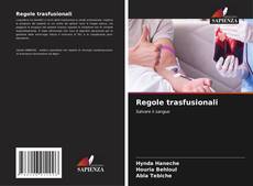 Copertina di Regole trasfusionali