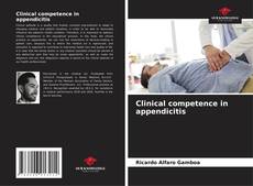 Buchcover von Clinical competence in appendicitis