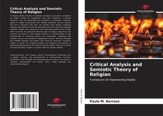 Couverture de Critical Analysis and Semiotic Theory of Religion